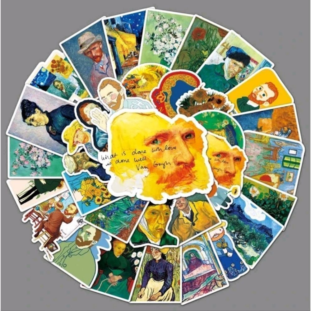 Vincent Van Gogh Stickers - Picture 4 of 5